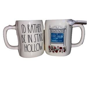 Gilmore Girls "I'd Rather Be In Stars Hollow" Coffee Tea Mug Rae Dunn Floral NEW